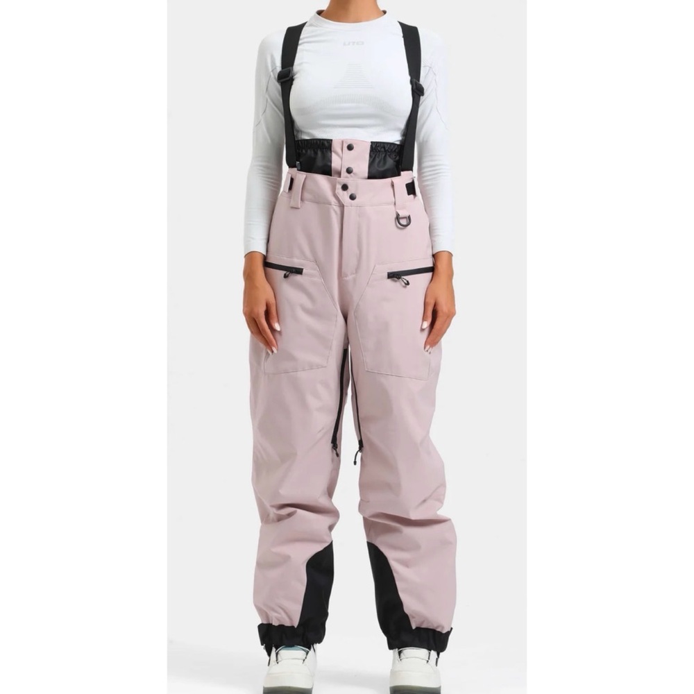❗️FINAL❗️ 🆕 GSOU SNOW Pink Insulated Baggy Snow Pants/Bibs